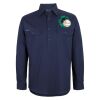 Mens Close Front Long Sleeve 150G Work Shirt Thumbnail