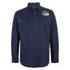 Mens Close Front Long Sleeve 150G Work Shirt Thumbnail