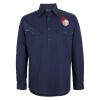 Mens Close Front Long Sleeve 150G Work Shirt Thumbnail