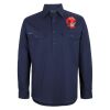 Mens Close Front Long Sleeve 150G Work Shirt Thumbnail