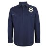Mens Close Front Long Sleeve 150G Work Shirt Thumbnail