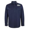 Mens Close Front Long Sleeve 150G Work Shirt Thumbnail