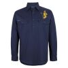 Mens Close Front Long Sleeve 150G Work Shirt Thumbnail