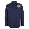 Mens Close Front Long Sleeve 150G Work Shirt Thumbnail