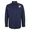 Mens Close Front Long Sleeve 150G Work Shirt Thumbnail