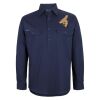 Mens Close Front Long Sleeve 150G Work Shirt Thumbnail