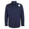 Mens Close Front Long Sleeve 150G Work Shirt Thumbnail