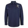 Mens Close Front Long Sleeve 150G Work Shirt Thumbnail