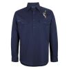 Mens Close Front Long Sleeve 150G Work Shirt Thumbnail