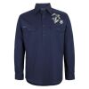 Mens Close Front Long Sleeve 150G Work Shirt Thumbnail