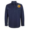 Mens Close Front Long Sleeve 150G Work Shirt Thumbnail