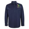Mens Close Front Long Sleeve 150G Work Shirt Thumbnail