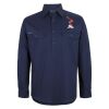 Mens Close Front Long Sleeve 150G Work Shirt Thumbnail