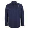 Mens Close Front Long Sleeve 150G Work Shirt Thumbnail