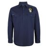 Mens Close Front Long Sleeve 150G Work Shirt Thumbnail