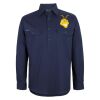 Mens Close Front Long Sleeve 150G Work Shirt Thumbnail