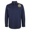 Mens Close Front Long Sleeve 150G Work Shirt Thumbnail
