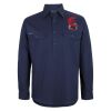 Mens Close Front Long Sleeve 150G Work Shirt Thumbnail