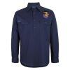 Mens Close Front Long Sleeve 150G Work Shirt Thumbnail