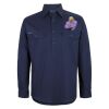 Mens Close Front Long Sleeve 150G Work Shirt Thumbnail