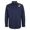 Mens Close Front Long Sleeve 150G Work Shirt Thumbnail