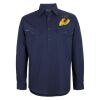 Mens Close Front Long Sleeve 150G Work Shirt Thumbnail