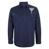 Mens Close Front Long Sleeve 150G Work Shirt Thumbnail