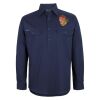 Mens Close Front Long Sleeve 150G Work Shirt Thumbnail