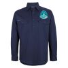 Mens Close Front Long Sleeve 150G Work Shirt Thumbnail