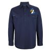 Mens Close Front Long Sleeve 150G Work Shirt Thumbnail