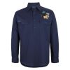 Mens Close Front Long Sleeve 150G Work Shirt Thumbnail