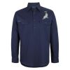 Mens Close Front Long Sleeve 150G Work Shirt Thumbnail