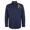 Mens Close Front Long Sleeve 150G Work Shirt Thumbnail