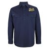Mens Close Front Long Sleeve 150G Work Shirt Thumbnail