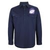 Mens Close Front Long Sleeve 150G Work Shirt Thumbnail