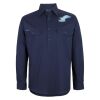 Mens Close Front Long Sleeve 150G Work Shirt Thumbnail