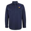 Mens Close Front Long Sleeve 150G Work Shirt Thumbnail