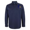 Mens Close Front Long Sleeve 150G Work Shirt Thumbnail