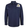 Mens Close Front Long Sleeve 150G Work Shirt Thumbnail