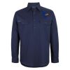 Mens Close Front Long Sleeve 150G Work Shirt Thumbnail
