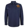 Mens Close Front Long Sleeve 150G Work Shirt Thumbnail