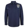 Mens Close Front Long Sleeve 150G Work Shirt Thumbnail