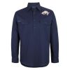 Mens Close Front Long Sleeve 150G Work Shirt Thumbnail