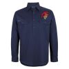 Mens Close Front Long Sleeve 150G Work Shirt Thumbnail