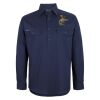 Mens Close Front Long Sleeve 150G Work Shirt Thumbnail