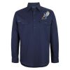 Mens Close Front Long Sleeve 150G Work Shirt Thumbnail