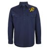 Mens Close Front Long Sleeve 150G Work Shirt Thumbnail