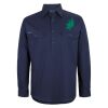 Mens Close Front Long Sleeve 150G Work Shirt Thumbnail
