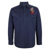 Mens Close Front Long Sleeve 150G Work Shirt Thumbnail