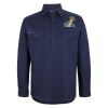 Mens Close Front Long Sleeve 150G Work Shirt Thumbnail